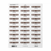 Étiquette Construction de marteaux et de clous (Feuille entière)