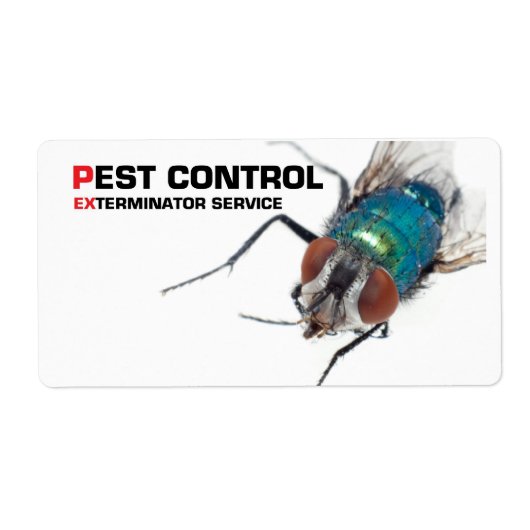 Étiquette Contrôle des parasites (Devant)