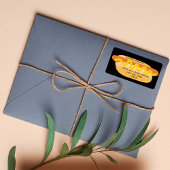 Étiquette Cool Funny Hot Dog Novelty Adresse de retour