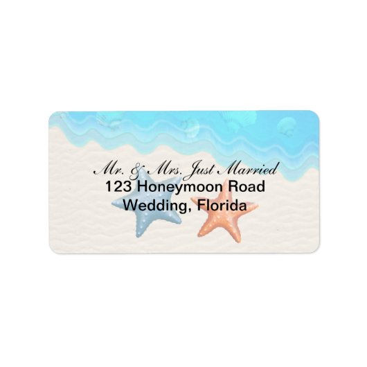 Étiquette Coquillages souples (Devant)