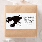 Étiquette Corbeau noir vol Thunder_Cove (En situation)