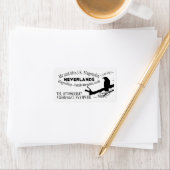 Étiquette Corbeau sur l'arbre (En situation)