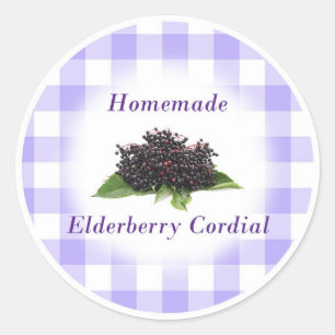 Étiquette cordial Elderberry