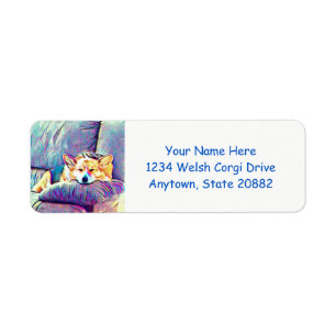 Étiquette Corgi de divan