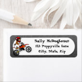 Étiquette Corgi Motocross (En situation)