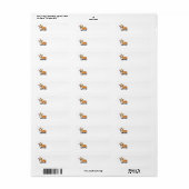 Étiquette Corgi Shoney (Feuille entière)