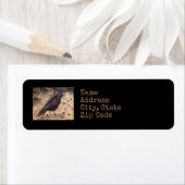 Étiquette Corneille noire (En situation)