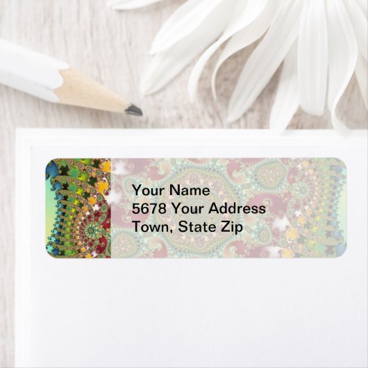 Étiquette Coronel - Fractal (En situation)