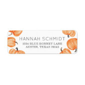 Étiquette Correctif citrouille (Devant)