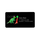 Étiquette Corythosaurus (Devant)