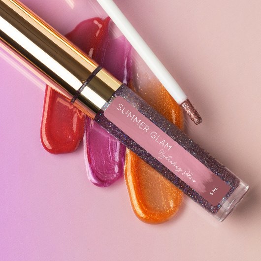 Étiquette cosmétique Lux Stroke Lip Gloss