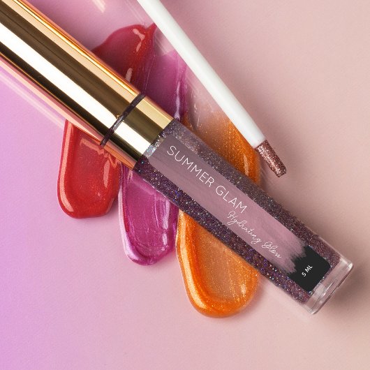 Étiquette cosmétique Lux Stroke Lip Gloss