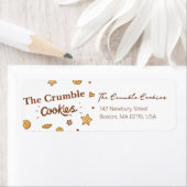 Étiquette Cosy Cookie Delties (En situation)