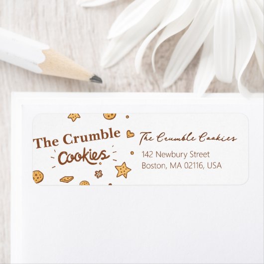 Étiquette Cosy Cookie Delties (En situation)