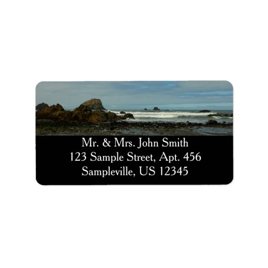 Étiquette Côte du Pacifique à Redwood National Park (Devant)