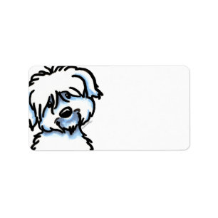 Étiquette Coton mignon de Tulear