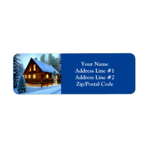 Étiquette Cottage Country Northern Pine Cabine