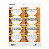 Étiquette Coucher de demi-ton (Feuille entière)