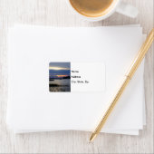 Étiquette Coucher De Soleil À Folly Harbour (En situation)