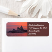 Étiquette Coucher de soleil à Venise (En situation)