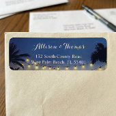 Étiquette Coucher de soleil d'été Palm Beach