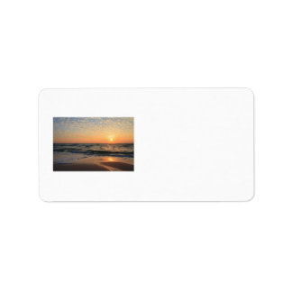Étiquette Coucher de soleil, plage et nuages