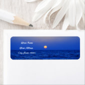 Étiquette Coucher de soleil sur la mer (En situation)