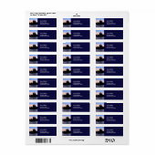 Étiquette Coucher de soleil sur Notre Dame de Paris - Paris, (Feuille entière)