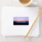 Étiquette Coucher de soleil toscan (En situation)