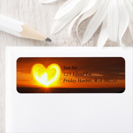 Étiquette Coucher du soleil (En situation)