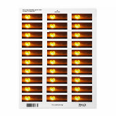 Étiquette Coucher du soleil (Feuille entière)