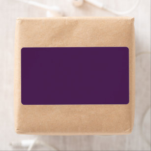Étiquette Couleur claire solide minuit violet foncé