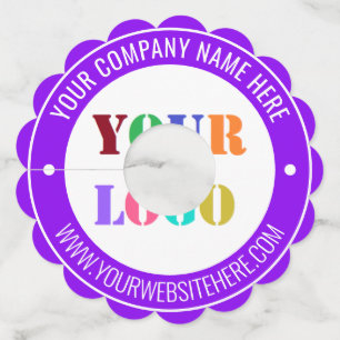 Étiquette Couleur du logo de l'entreprise personna