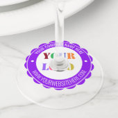 Étiquette Couleur du logo de l'entreprise personna (De près)