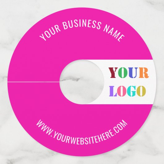 Étiquette Couleur du logo de l'entreprise personna (Dos)