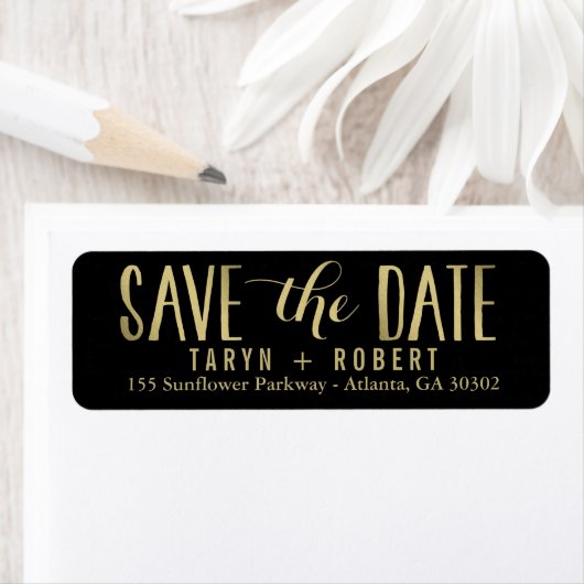 Étiquette COULEUR MODIFIABLE Pour Toujours Enregistrer Le Ét (En situation)