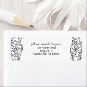 Étiquette Couleur moi noir et blanc un (En situation)