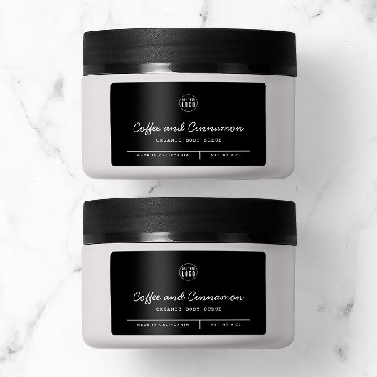 Étiquette Couleur personnalisée Ajouter le logo Lignes de sc