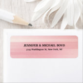 Étiquette Couleur rose Retro Style Classique Famille (En situation)