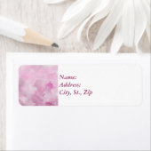 Étiquette Couleurs roses (En situation)