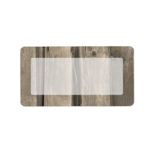 Étiquette Country Barn Wood