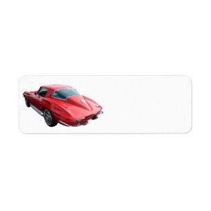 Étiquette Coupé classique de Corvette