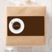 Étiquette Coupe de café (En situation)