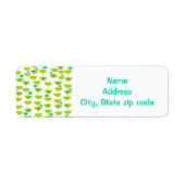 Étiquette Coupes Modernes Du Milieu Du Siècle (Devant)