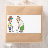 Étiquette Couples Qui Golf Ensemble Restent Ensemble (En situation)