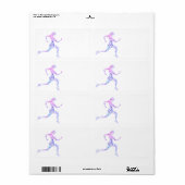 Étiquette Coureur (Feuille entière)