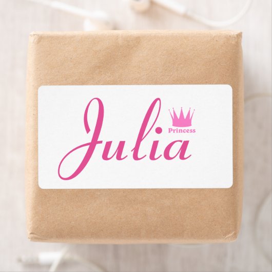 Étiquette Couronne de la princesse (En situation)