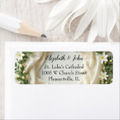 Étiquette Couronne de mariée Lily (En situation)