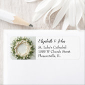 Étiquette Couronne de mariée Lily (En situation)