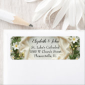 Étiquette Couronne de mariée Lily (En situation)